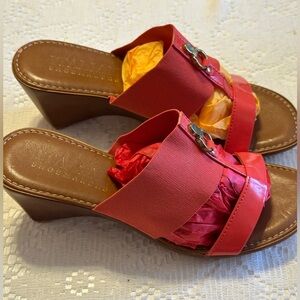 Italian Shoemakers Coral Wedge Sandal 8M